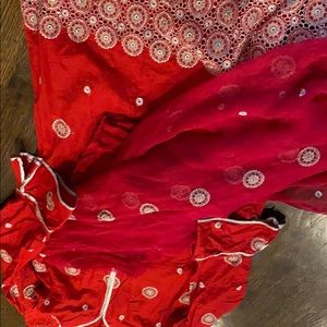 Pakistani shalwar kameez with dupatta